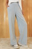 Shoreditch Stripe Lounge Flare Trouser Iceberg & Grey